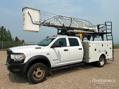 2020 Telelift TTS36-6G 35 ft on 2020 Ram 4500 4x4 Crew Cab Bucket Truck