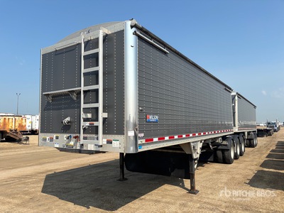 2021 Wilson 27 ft Super B-Train Lead Belly Grain Trailer