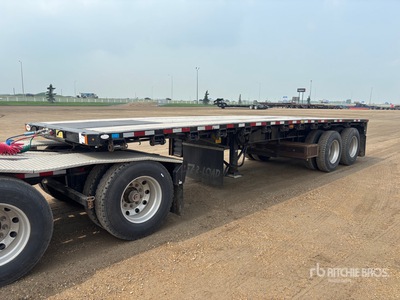 2019 BWS 28 ft Super B-Train Pup Flatbed Trailer
