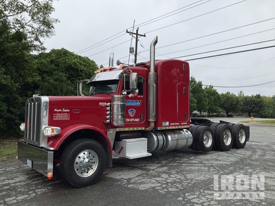 2015 Peterbilt 389 8x4 Heavy Haul Tri/A Sleeper Truck Tractor