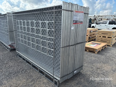 Quantity of (32) 2026 SUNTOP S0610-32 10 ft x 6 ft Chain Link Temporary Site Fence (Unused)