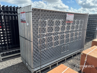 Quantity of (32) 2026 SUNTOP S0610-32 10 ft x 6 ft Chain Link Temporary Site Fence (Unused)