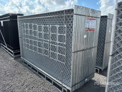 Quantity of (32) 2026 SUNTOP S0610-32 10 ft x 6 ft Chain Link Temporary Site Fence (Unused)