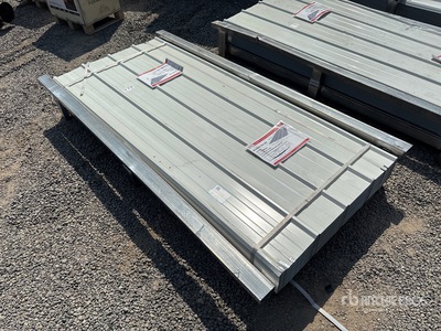 Quantity of (200) 2026 SUNTOP S2134C-200 Corrugated Galvalume Steel Panels Divers  (Unused)