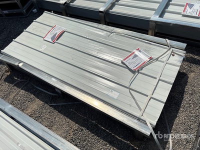 Quantity of (200) 2026 SUNTOP S2134C-200 Corrugated Galvalume Steel Panels Divers  (Unused)
