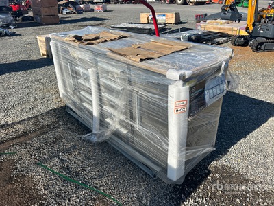 2026 7FT-10D 7 ft 10-Drawer Stainless Steel Workbench (Unused)