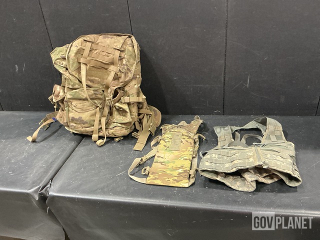 (52) Hydration System Carriers, (15) Fighting Load Carriers & Assorted Items