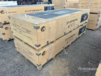 2026 KJ K2346 Metal Garage Shed (Unused)