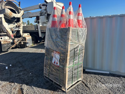 Quantity of (250) 2026 Greatbear Safety Highway Traffic Cones (Unused)