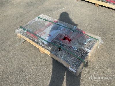 Quantity of (5) 2026 Suihe BC-5400 5400 lb Ratchet Binders & (10) 20 ft Chains (Unused)