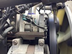 Engine with A/C Compressor