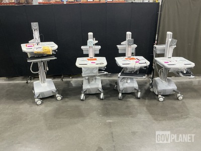 (4) Ergotron Mobile Workstation Carts