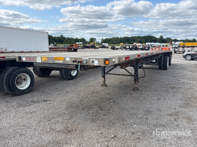 2015 Utility 48 ft T/A Spread Axle Remorque à plateau