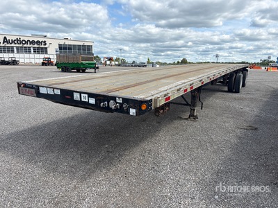 2015 Great Dane 40000 lb 48 ft T/A Spread Axle Remorque à plateau