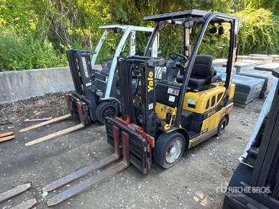 2016 Yale GC040LX 4000 lb Cushion Tire Forklift