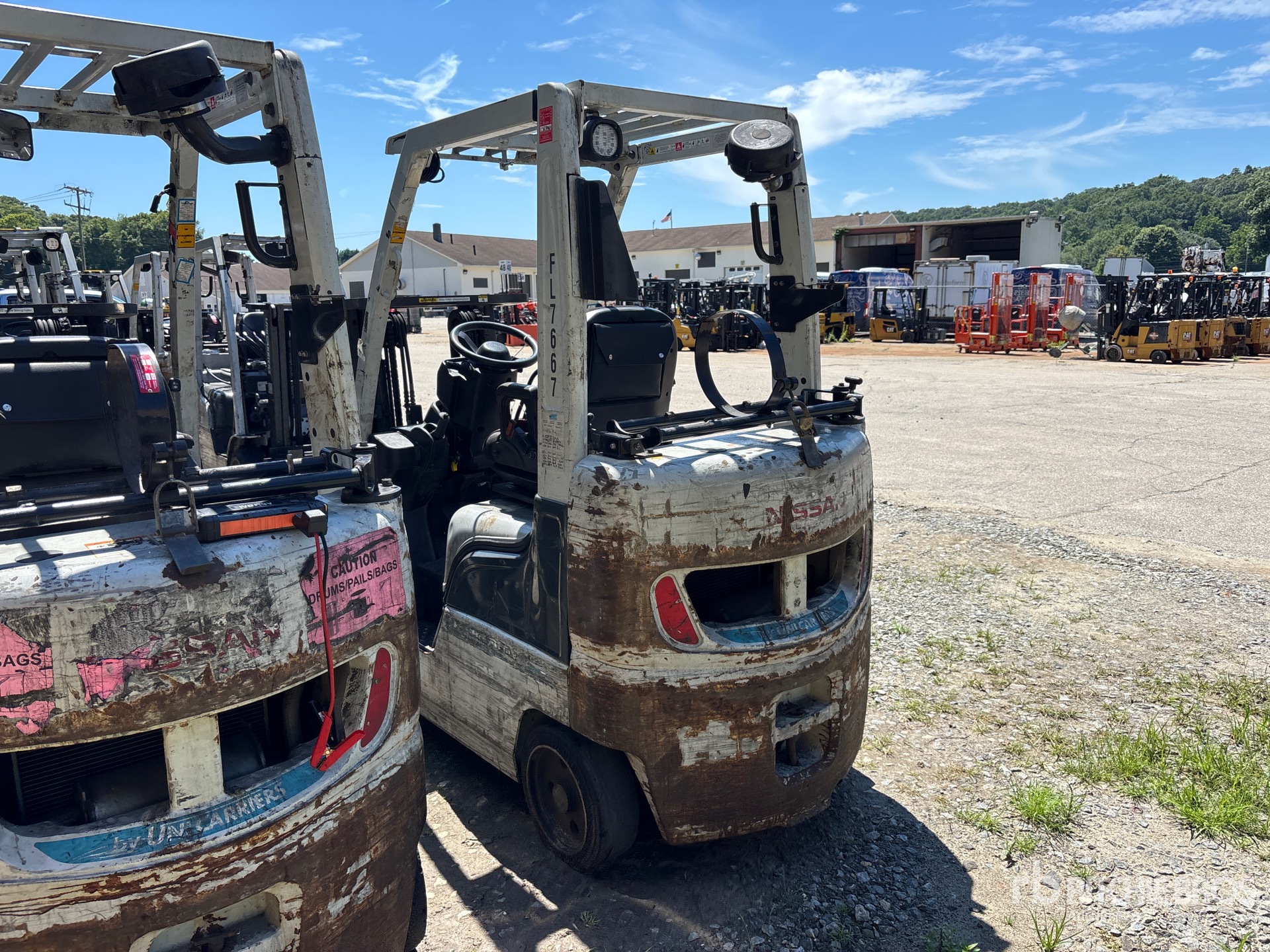 2013 Nissan MCP1F2A20LV 4000 lb Cushion Tire Forklift