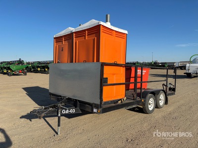 2010 Rainbow Excursion Tandem Axle 16 ft T/A Combo Equipment Trailer