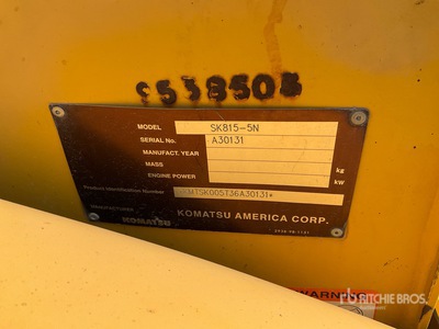 Komatsu SK815-5N Two-Speed Skid Steer Loader