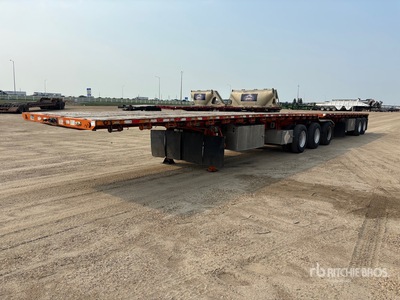 2018 Doepker 32 ft Super B-Train Lead مقطورة مسطحة