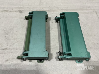 (2) Assorted Aircraft Radome Hinges
