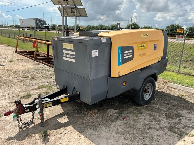 2021 Atlas Copco XAS440JD T4F 440 cfm Mobile Air Compressor