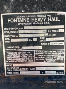 1989 Fontaine Low Loader