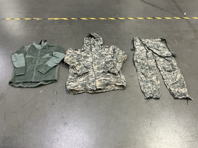 (50) Cold Weather Jackets, (14) Pairs of Cold Weather Trousers & Assorted Items (50) Cold Weather Jackets, (14) Pairs of Cold Weather Trousers & Assorted Items