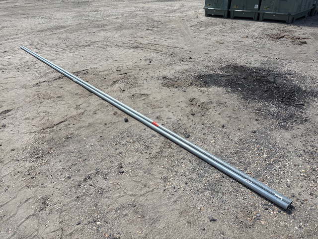 (2) 21' x 1-1/2" Metal Pipes