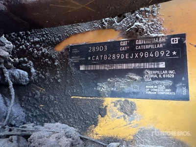 2020 Cat 289D3 Chargeuse sur rails compacte