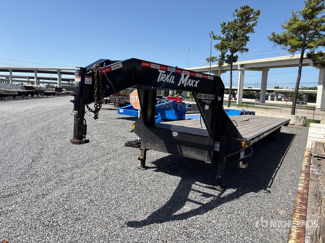 2025 Trailmaxx SD27-40 40 ft T/A Gooseneck Flatbed Trailer