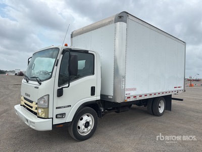 2018 Isuzu NPR LNG 4x2 Moving Furgoneta caja cerrada