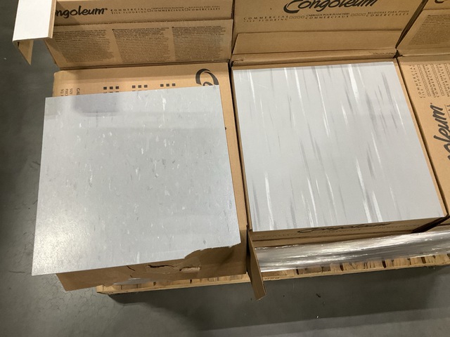 (1,350) Congoleum Commercial Flooring Tiles
