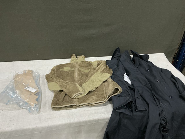 (11) All-Weather Coats, (4) 12522602 Mechanical Drive Guards & Assorted Items (11) All-Weather Coats, (4) 12522602 Mechanical Drive Guards & Assorted Items