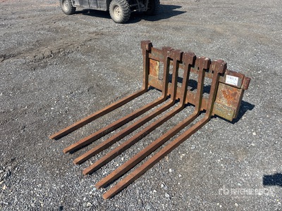 48 in Skid Loader Block Fork Attachment