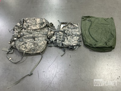 (15) Large Field Pack Sets, (6) Assault Packs & Assorted Items
