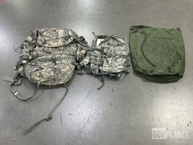 (15) Large Field Pack Sets, (6) Assault Packs & Assorted Items
