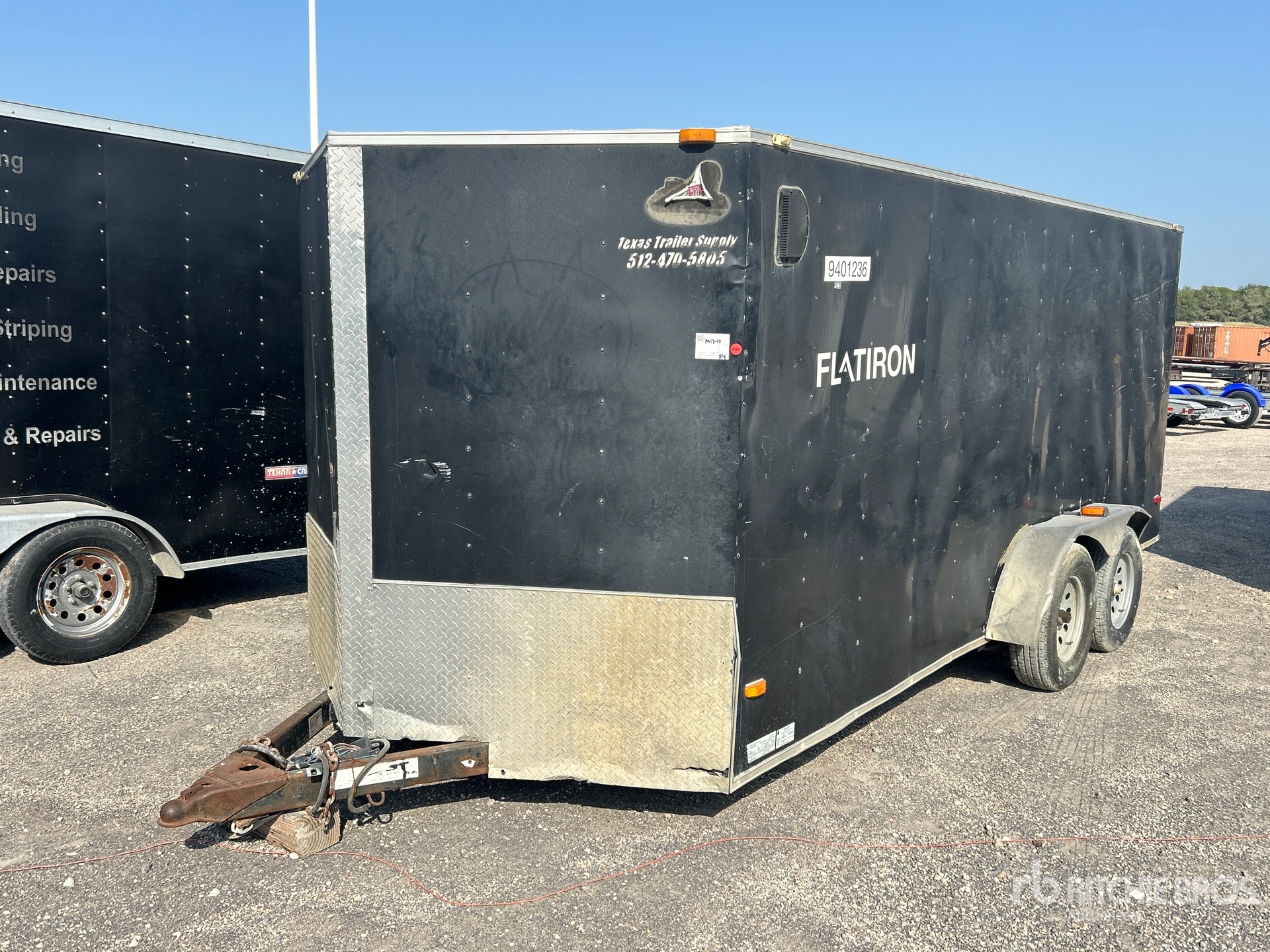 2017 Covered Wagon 16 ft T/A Enclosed Trailer