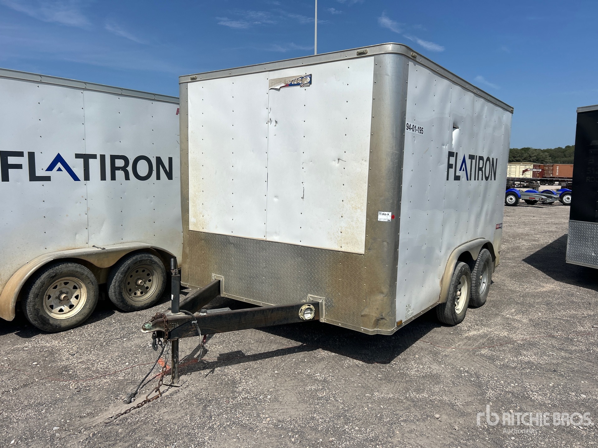 2017 Lark VT8X12TA 12 ft T/A Enclosed Trailer