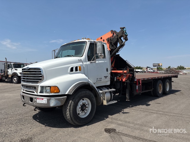 2008 Palfinger PK32080 18740 lb Knuckle Boom on 2007 Sterling 6x4 Boom Truck