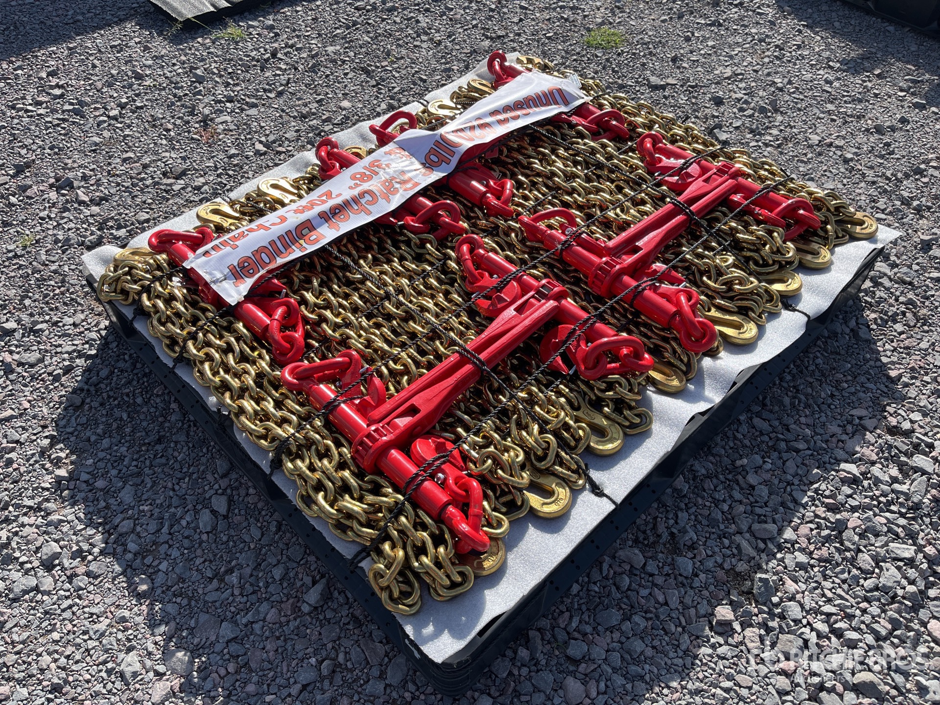 2026 Mackman BC-9200 Lote de Matracas con Cadenas (Sin Usar) / Ratchet Binder And Chains (Unused)