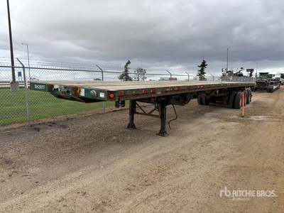 2006 Manac TriTrombo Tri/A 53 ft Extendable Remorque à plateau