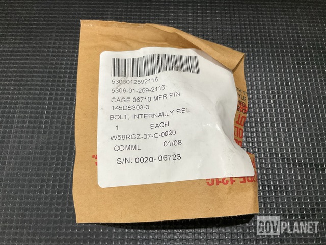 (35) Valley-Todeco 145DS303-3 Internally Relieved Body Bolts