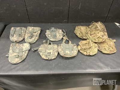 (424) Canteen Pouches, (65) Entrenching Tool Carriers & Assorted Items