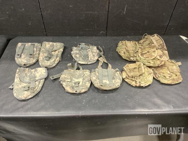 (424) Canteen Pouches, (65) Entrenching Tool Carriers & Assorted Items