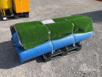 Quantity of (4) 2026 ATS20 Lote de Cesped Artificial (Sin Usar) / Artifical Turf Carpet and Carpet Backing (Unused)