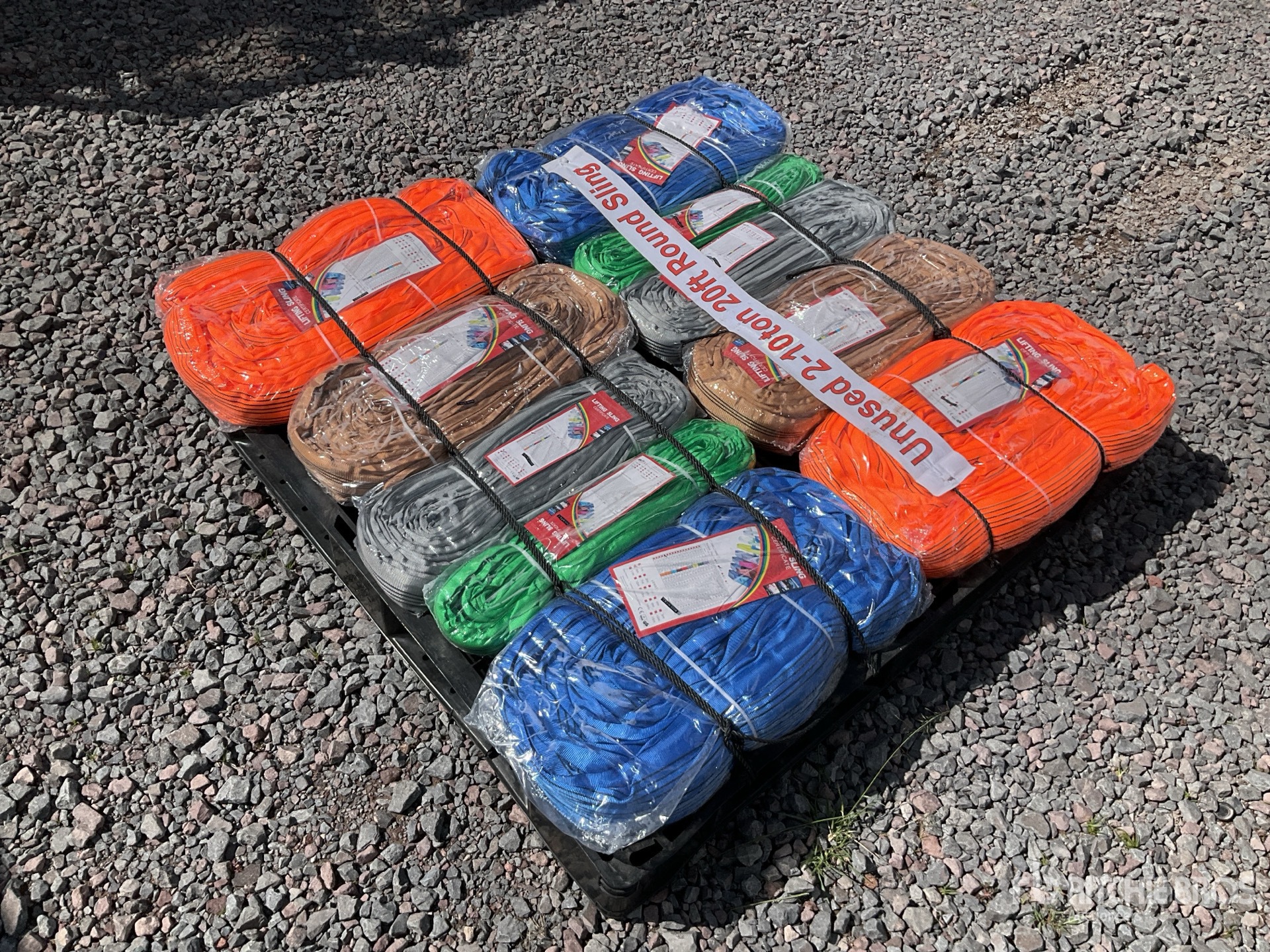 2026 Mackman RS-0210 Lote de Eslingas (Sin Usar) / Round Lifting Sling (Unused)