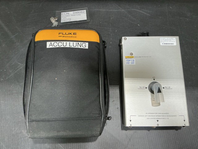 Fluke ACCU LUNG Precision Test Lung Simulator