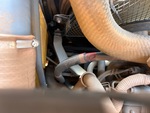 Engine with A/C Compressor