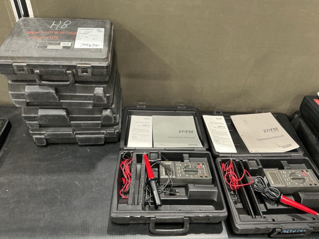 (6) Fluke AN/PSM-45A Multimeters
