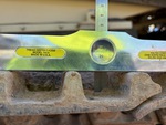 Train de roulement with Hauteur de crampon droit